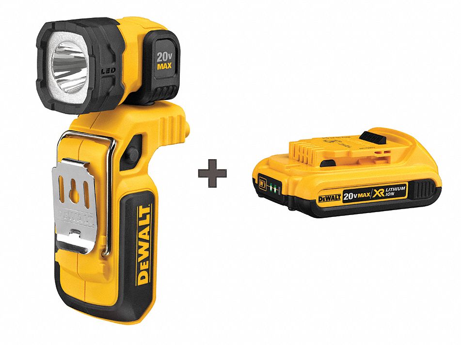 Dewalt 20v deals flashlight with battery