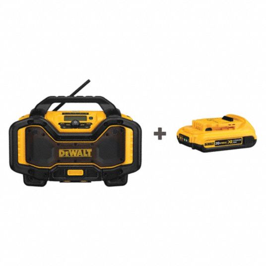 DEWALT 20V MAX Battery Included Jobsite Charger Radio Kit