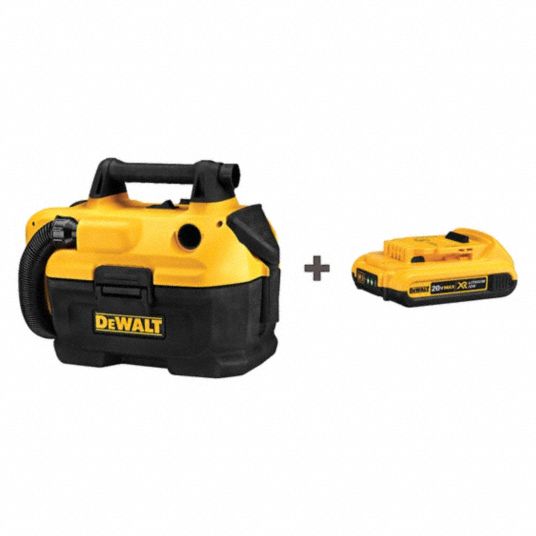 DEWALT Portable Shop Vacuum 2 gal Tank Size, Plastic, 1 1/4 in Vacuum
