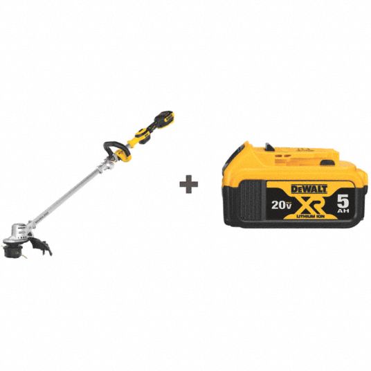 DEWALT Battery 14 in String Trimmer Kit 58JM26 DCST922B