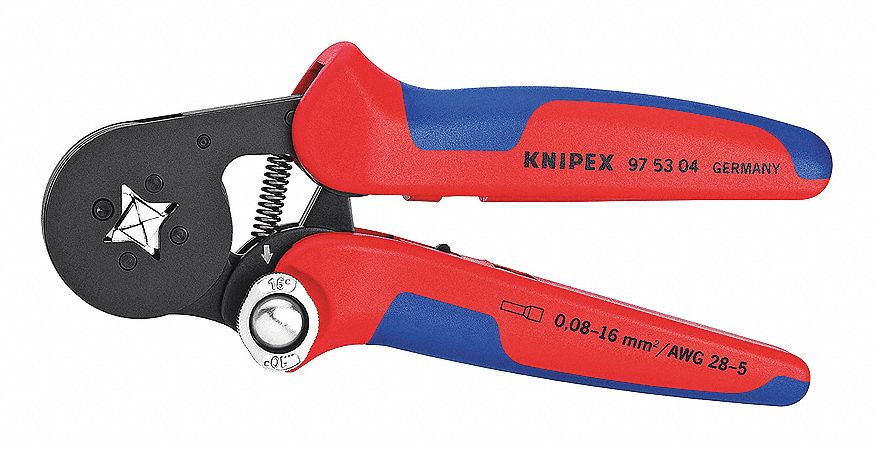 KNIPEX Alicate de Entallaje , Longitud Total 7-1/16 , Capacidad