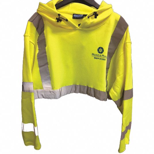 LOGOBRANDERS, High Visibility Hooded Sweatshirt - 58LC34|LB773W-2XL ...