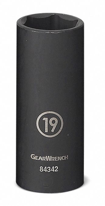 Deep Impact Socket, 3/8" Drive, 6pt., 12mm