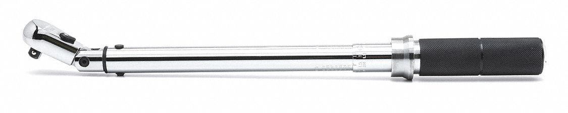 Micrometer Torque Wrench, 3/8"D, 75ft/lb.