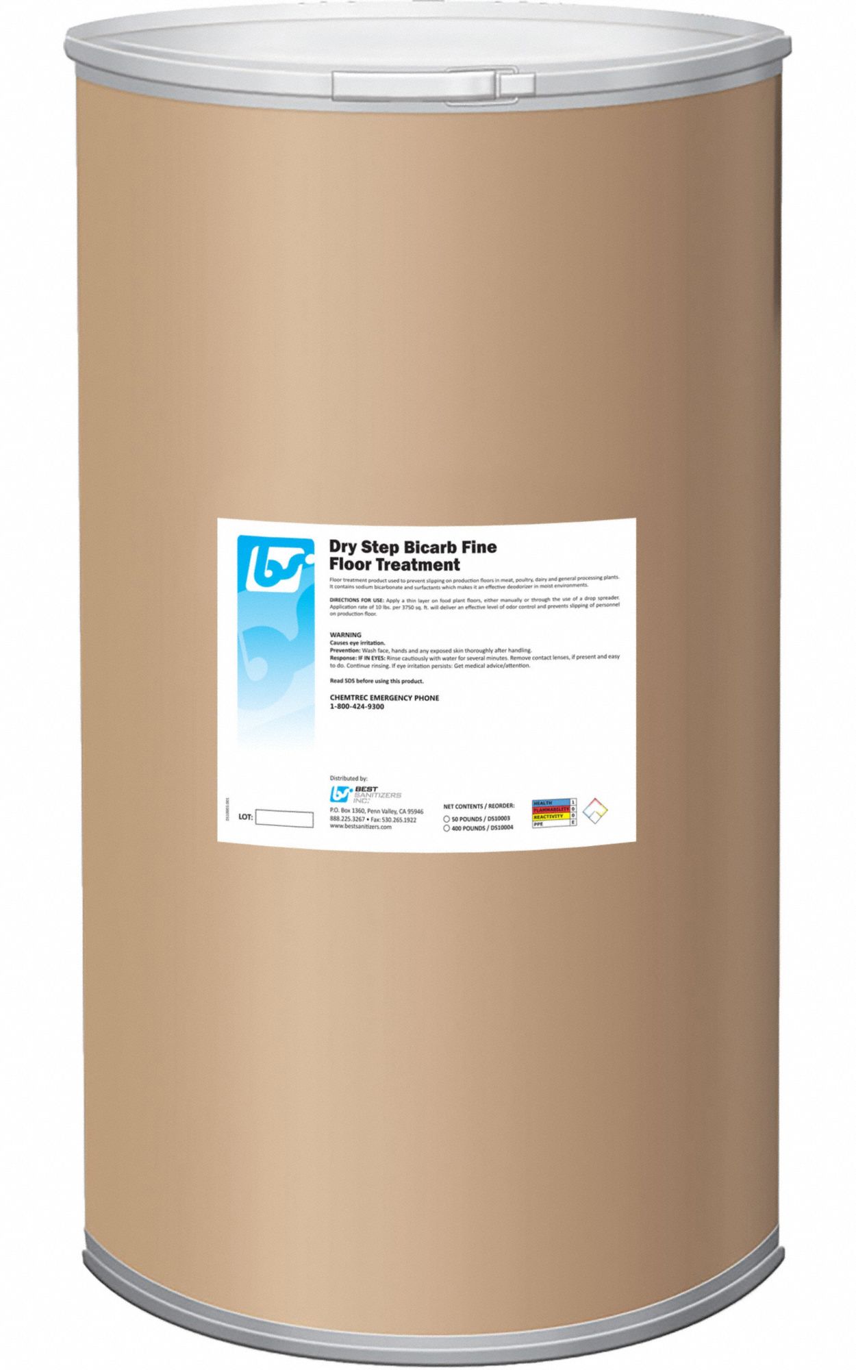 Floor Cleaner Solid White 400 lb