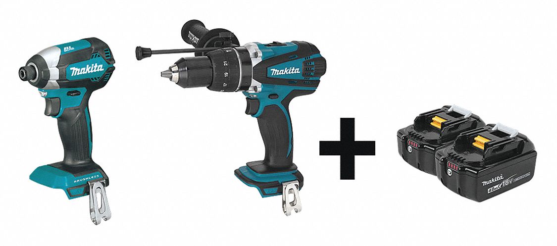 Cordless Combination Kit, 2 Tools, 18V DC
