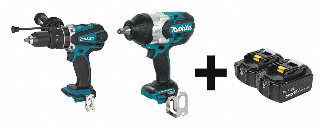 Cordless Combination Kit, 2 Tools, 18V DC
