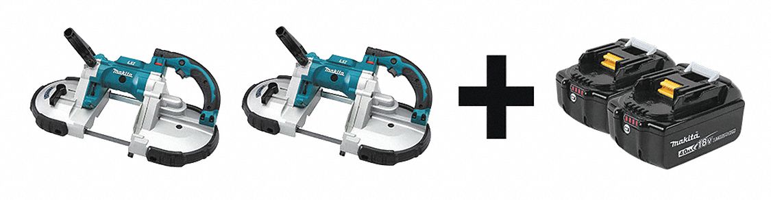 Cordless Band Saw Kit, 18V, 4.0Ah