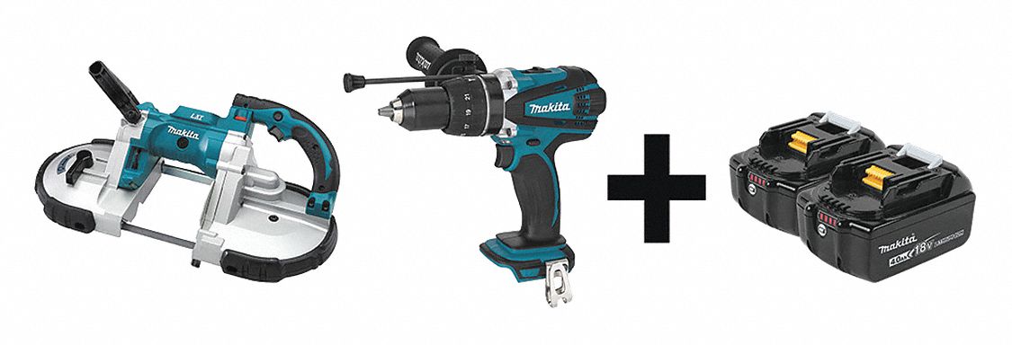 Cordless Combination Kit, 2 Tools, 18V DC