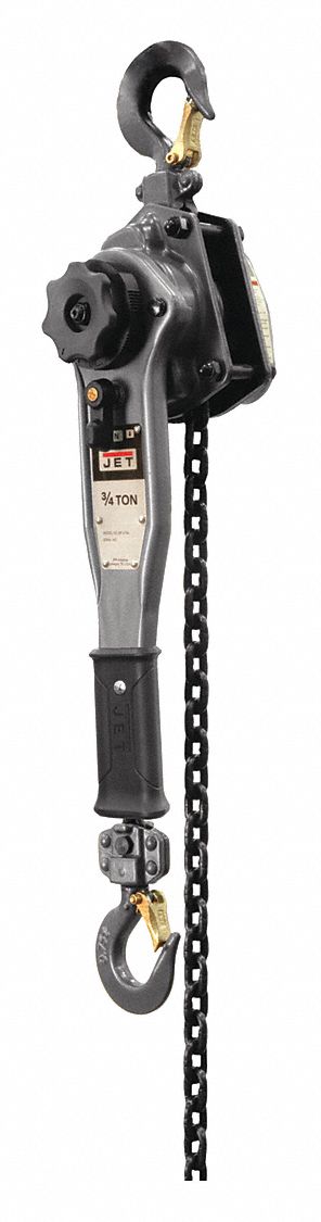 Lever Chain Hoist, 15 ft. Lift, 3/4 tons