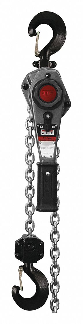 Lever Chain Hoist, 10ft. Lift, SH, 1.6tons