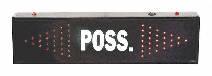 Possession Arrow: 6 in Overall Ht, 21 in Overall Wd, 3 in Overall Dp