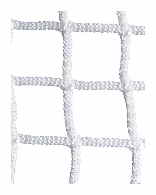 Lacrosse Net: Nylon, White, 72 in Overall Ht, 84 in Overall Dp, 72 in Overall Wd