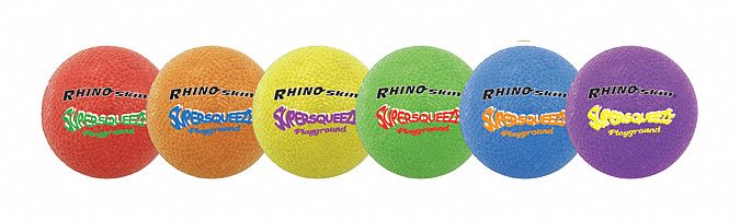 Playground Ball/Dodgeball Set: 7 1/2 in Overall Dia