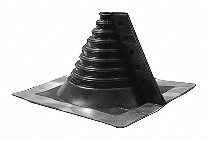 For Pitched Roof, Rectangular Base, Roof Vent Pipe Boot - 58NF59|14751 ...