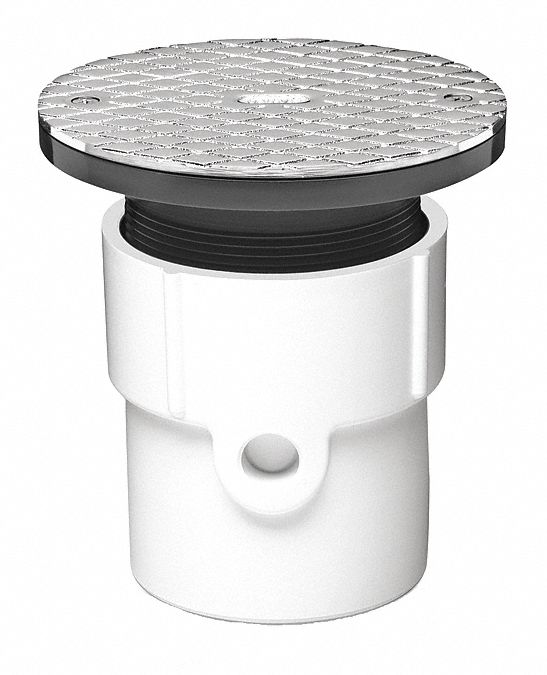 PVCAdjustable Cleanout, w/Cover-SQ