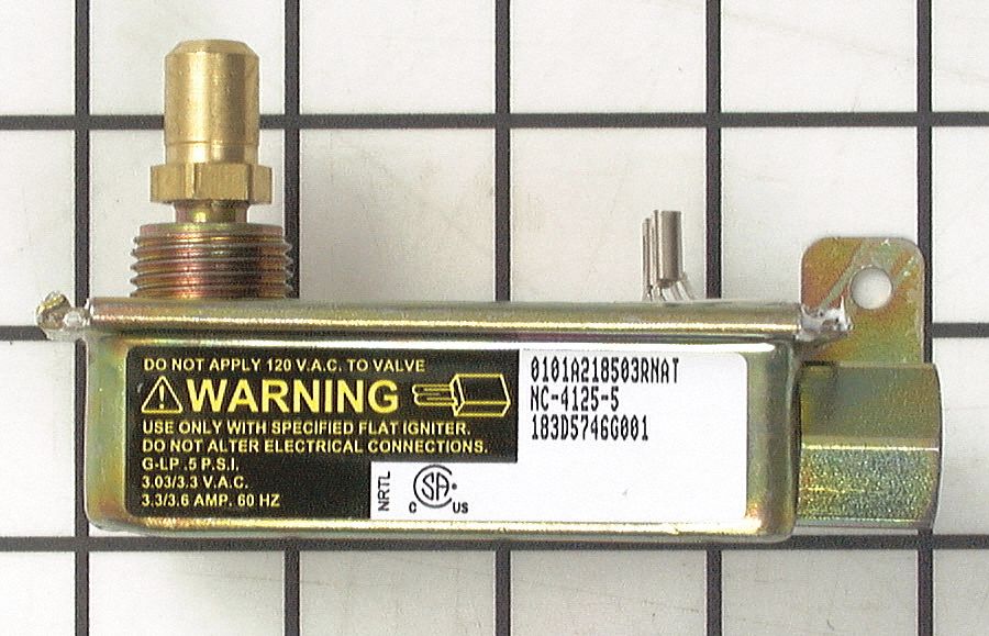 GE Oven Safety Valve, Fits Brand GE, Hotpoint, Kenmore 58NN28WB19K31