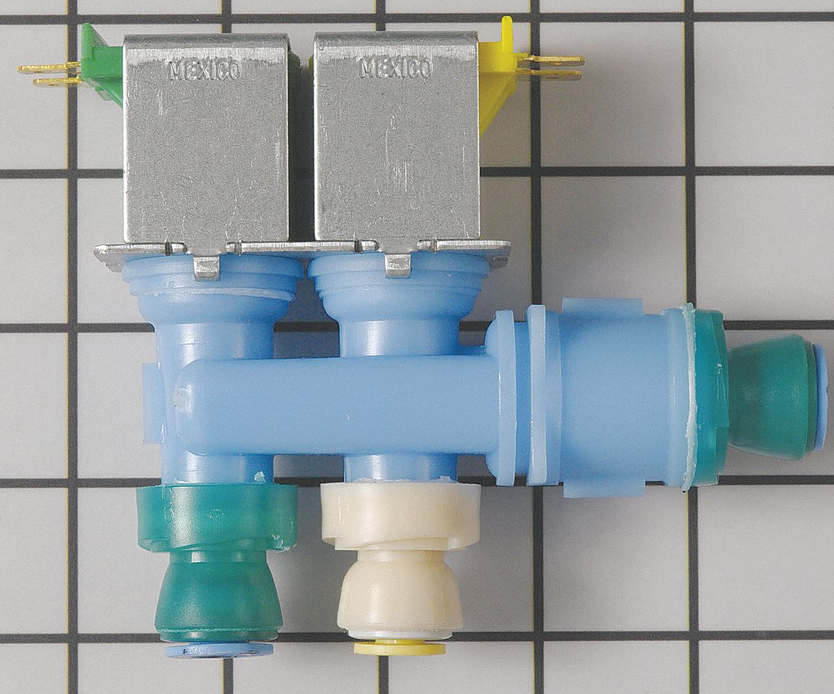 WHIRLPOOL, W10349187, Refrigerator Water Inlet Valve 58NR32W10349187