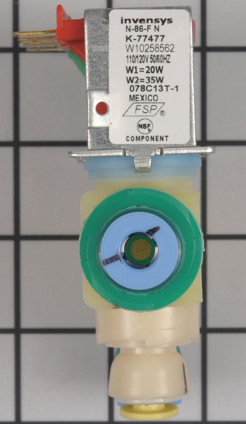 Refrigerator Water Inlet Valve: Mfr Part # W10258562