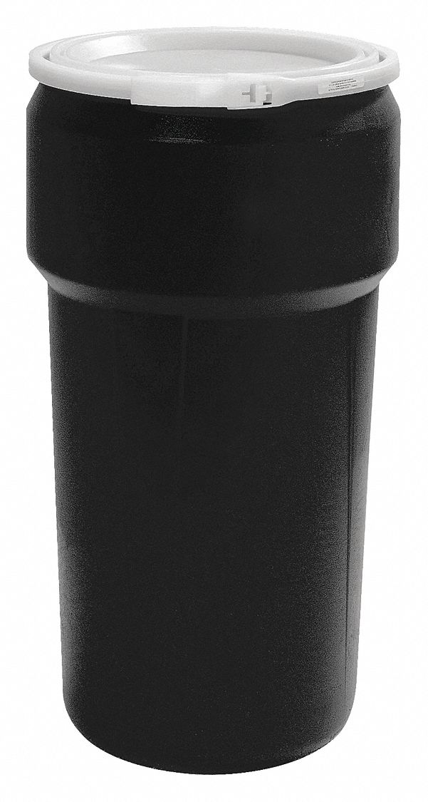 Open Head Poly Drum, w/Lock Ring, 20 gal.