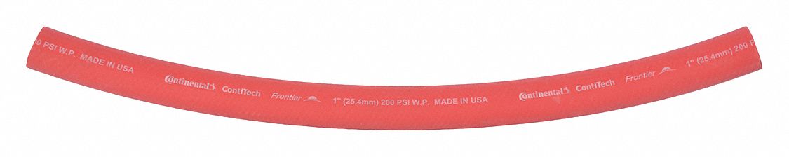 ECONOMICAL AIR AND WATER HOSE, -40 °  TO 99 ° C, EPDM, 500 FT L, RED, 28.5 MM OD, 19.1 MM ID