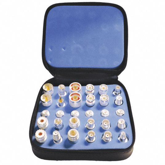 TEST PRODUCTS INTL., Coax Adapter Connector Kit 30pcs 58PE91TPI3000A Grainger