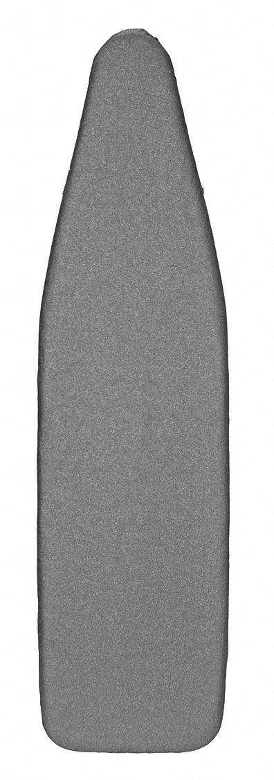 Ironing Board Cover: Bungee, Charcoal, 54 in Overall Lg, 14 in Overall Wd