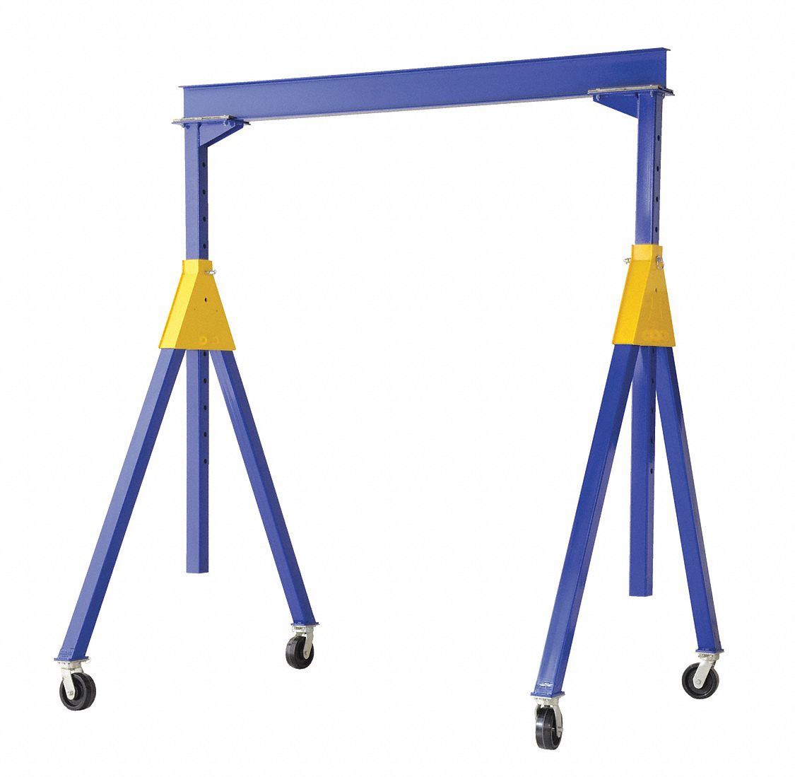 INDUSTRIAL STEEL GANTRY CRANE, BLUE, PAINTED FINISH, 1 YEAR WARRANTY, KNOCK-DOWN 8K 15X16 FT