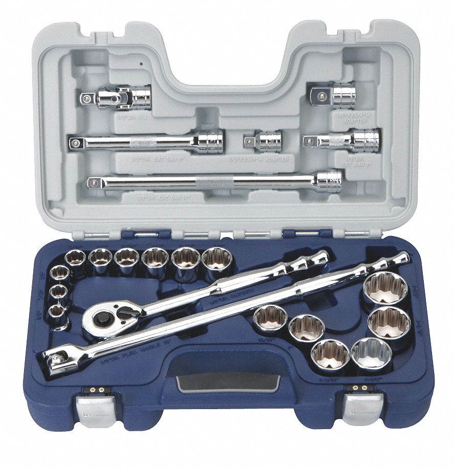 Basic Tool Set 1/2 D 23 pcs. SAE