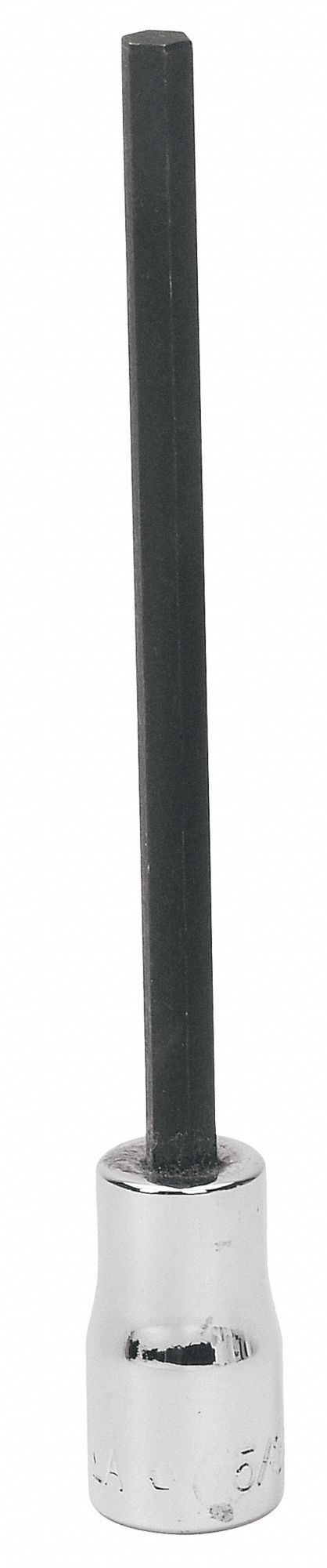 Socket, 1/4"D Long,