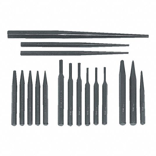 Punch Set,17pcs. 58TH30PS17 Grainger