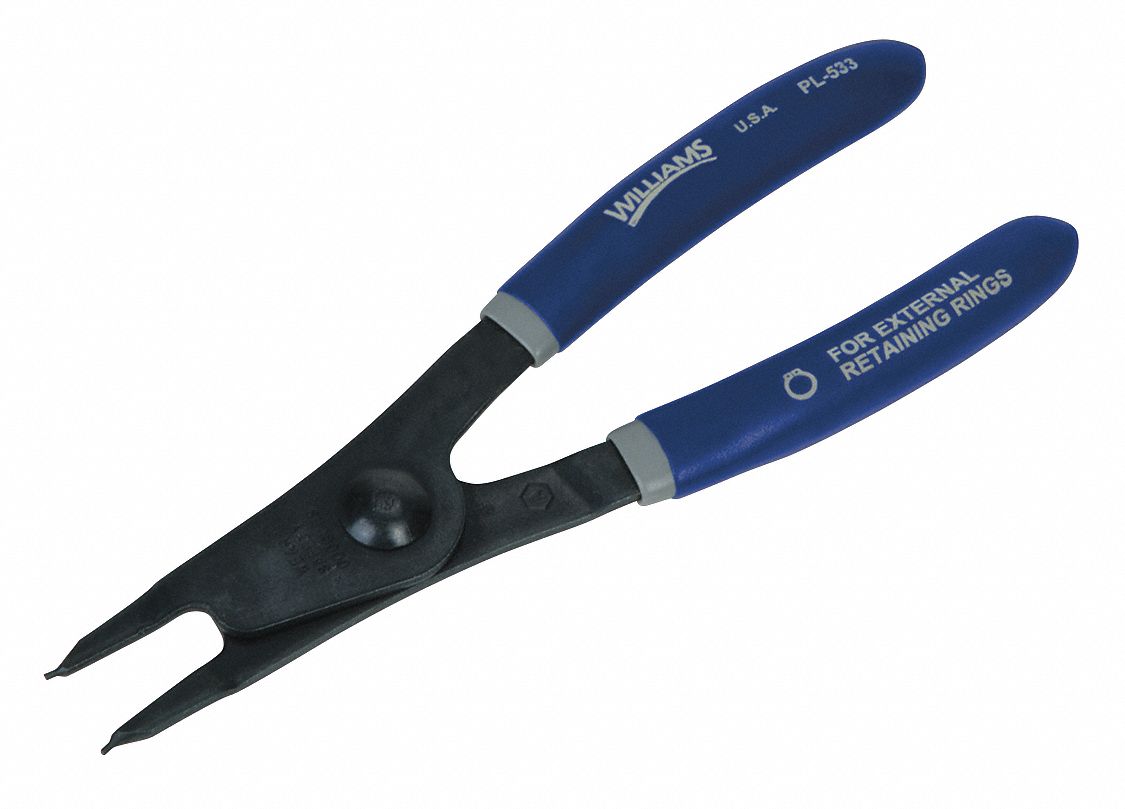 Fixed Tip Retaining Ring Plier,External - Grainger