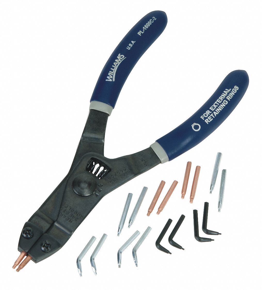 Snap Ring Pliers and Tips Set 58UD84PL1600C Grainger