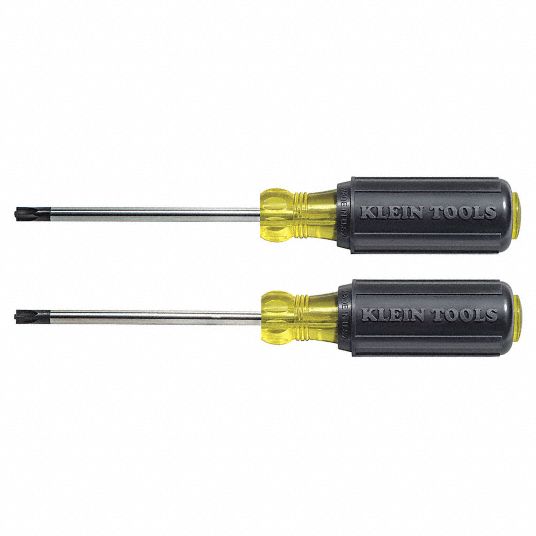 KLEIN TOOLS, Combo Tip Driver Set,#1 and #2,4