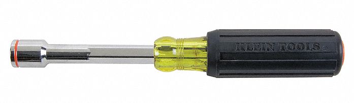 HEAVY-DUTY NUT DRIVER, 9/16 IN, YELLOW WITH BLACK GRIP