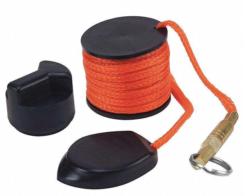 Fish Tape: 20 ft Lg, Round Tape Shape, Leader End Style, SRS56037