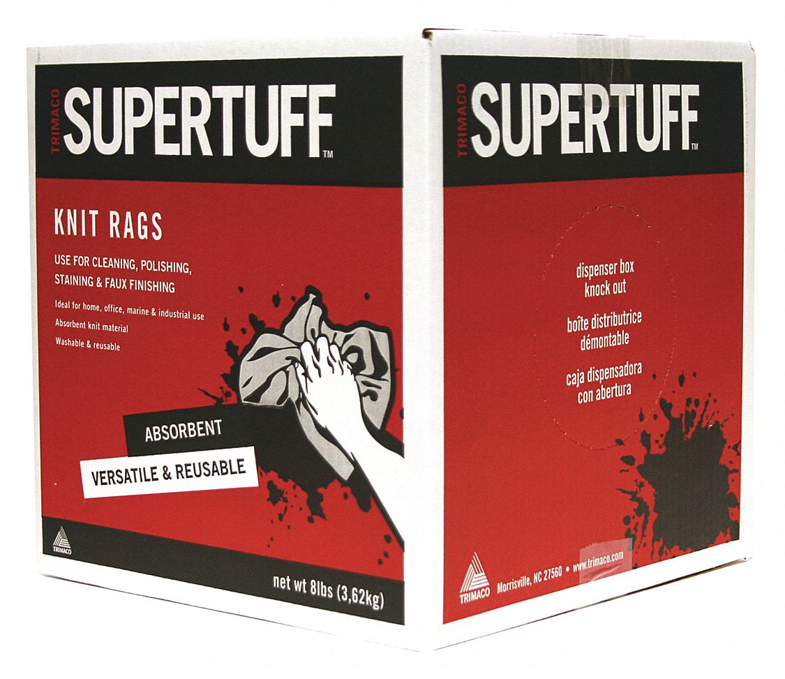 Premium Knit Painter Rags, 8 lb., Box