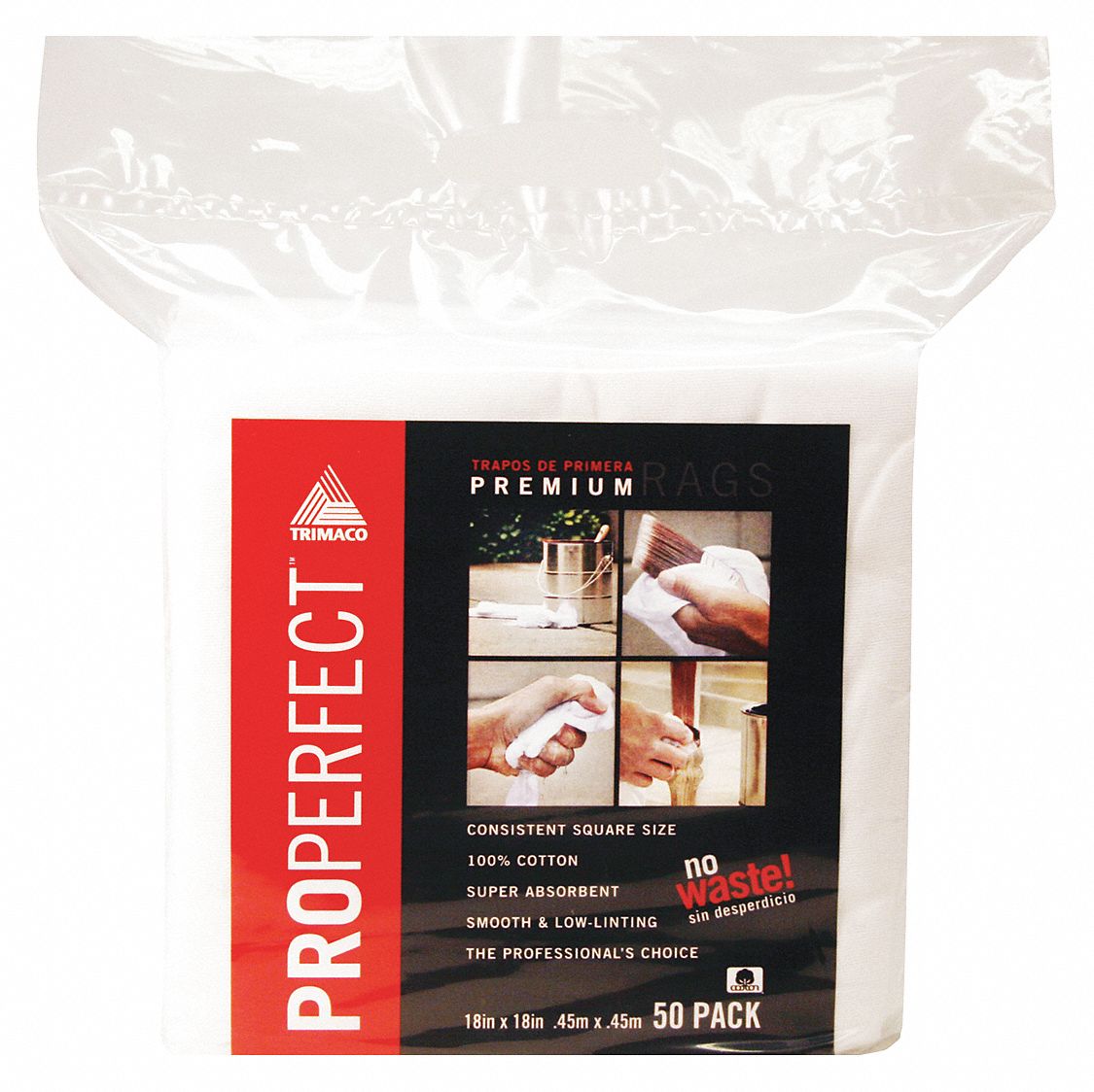 Squares Premium Rags Bag 18 PK50