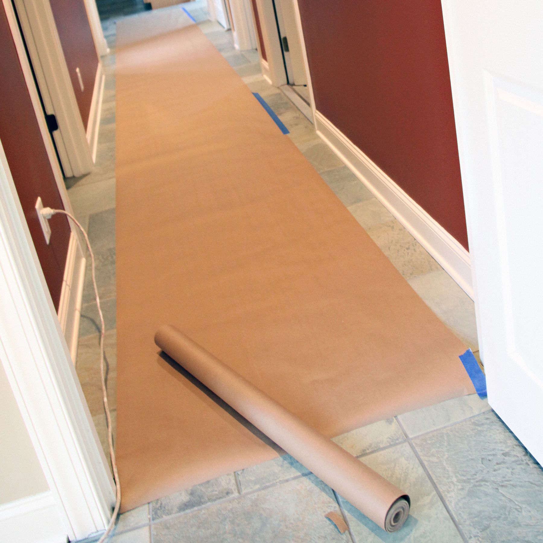 TRIMACO Floor Protection Paper Heavy Duty, 8 mil Thick, 140 ft Lg, 35