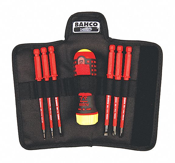 Ratcheting Screwdriver Set, 1000V, 7 pcs.