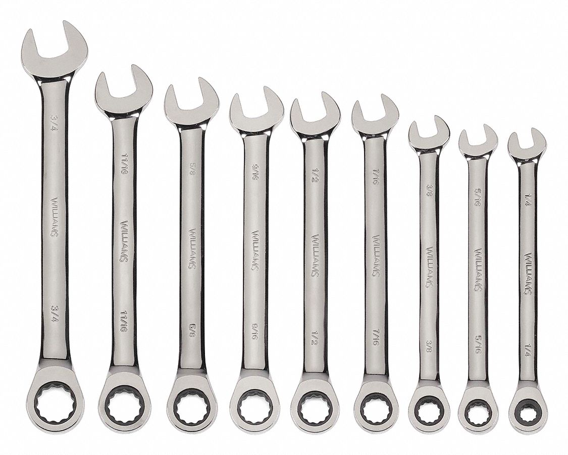 Combo Ratchet Wrench, 1-1/4", Hi-Polish