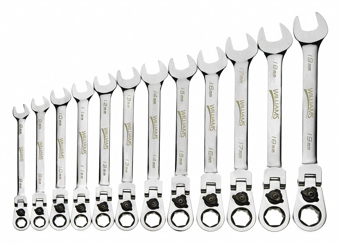 Wrench Set, Flex-Head,