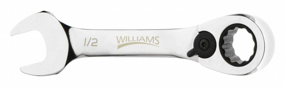 Super Combo Wrench, 12 pt., 7/16", Red