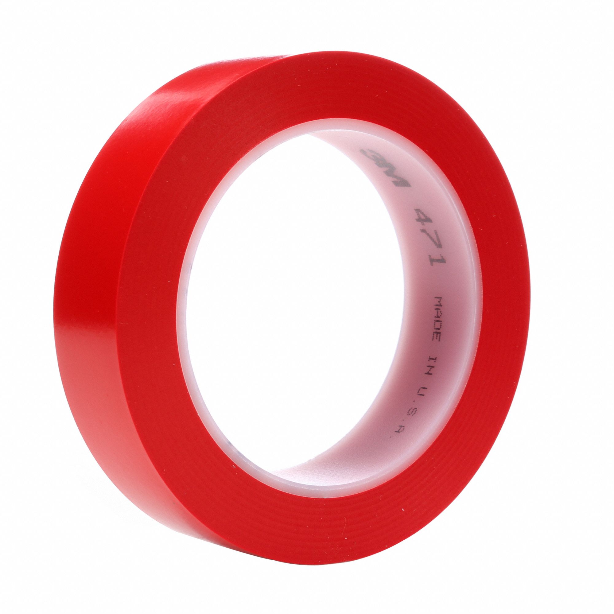 Marking Tape: Gen Purpose, Solid, Red, 1 in x 108 ft, 5.2 mil Tape Thick, 3M™, 36 PK