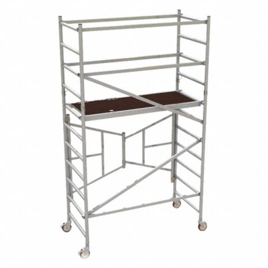 METALTECH, Scaffold with Guardrail,EasySet,Alum,6ft - 58YT89|AL-Q0105 ...