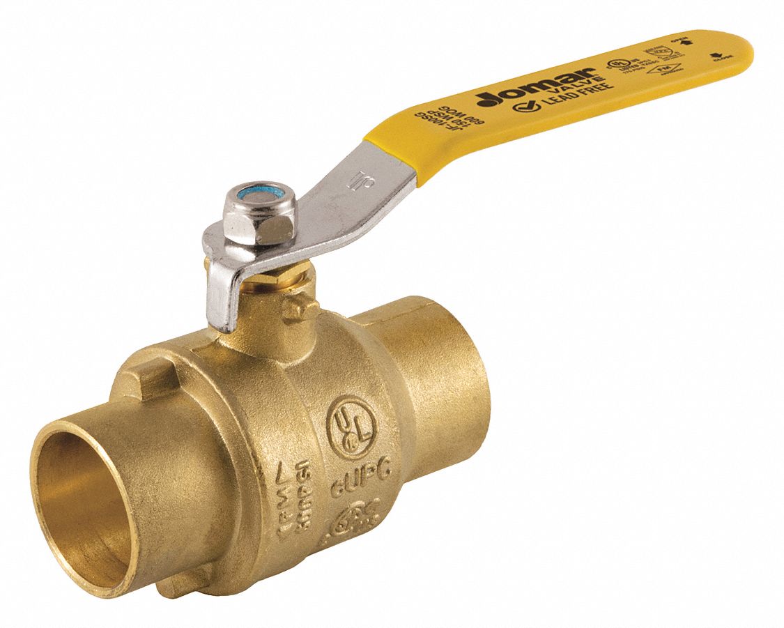 LF Brass Ball Valve,SS Trim,CXC,1/2