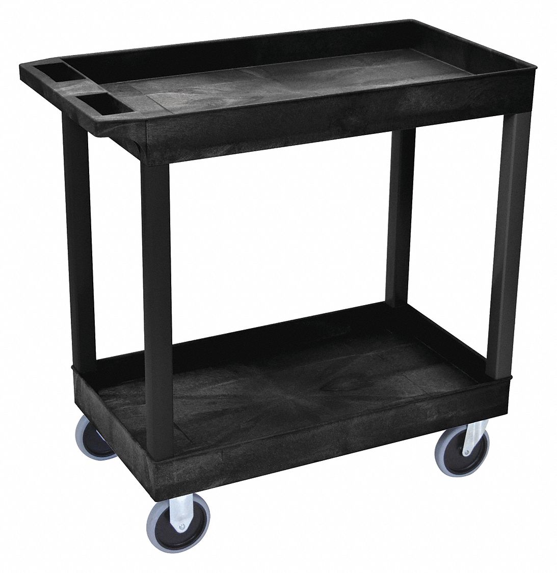 High Capacity, (2)Tub Shelves Cart