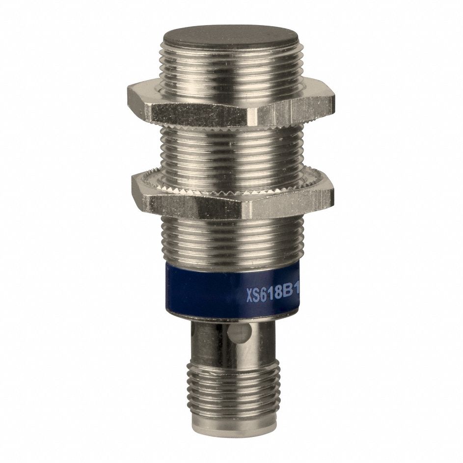 Inductive Cylindrical Proximity Sensor: Built-in Connector, Shielded, 2 Wires