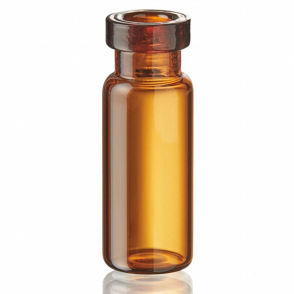 GLOBE SCIENTIFIC Vials: 2 mL, B, Includes Closure, No Closure, 12 mm Body Dia, Amber, Chromatography (MPN 9010002AM). Key specifications — Body Color: Amber; Brand: GLOBE SCIENTIFIC.