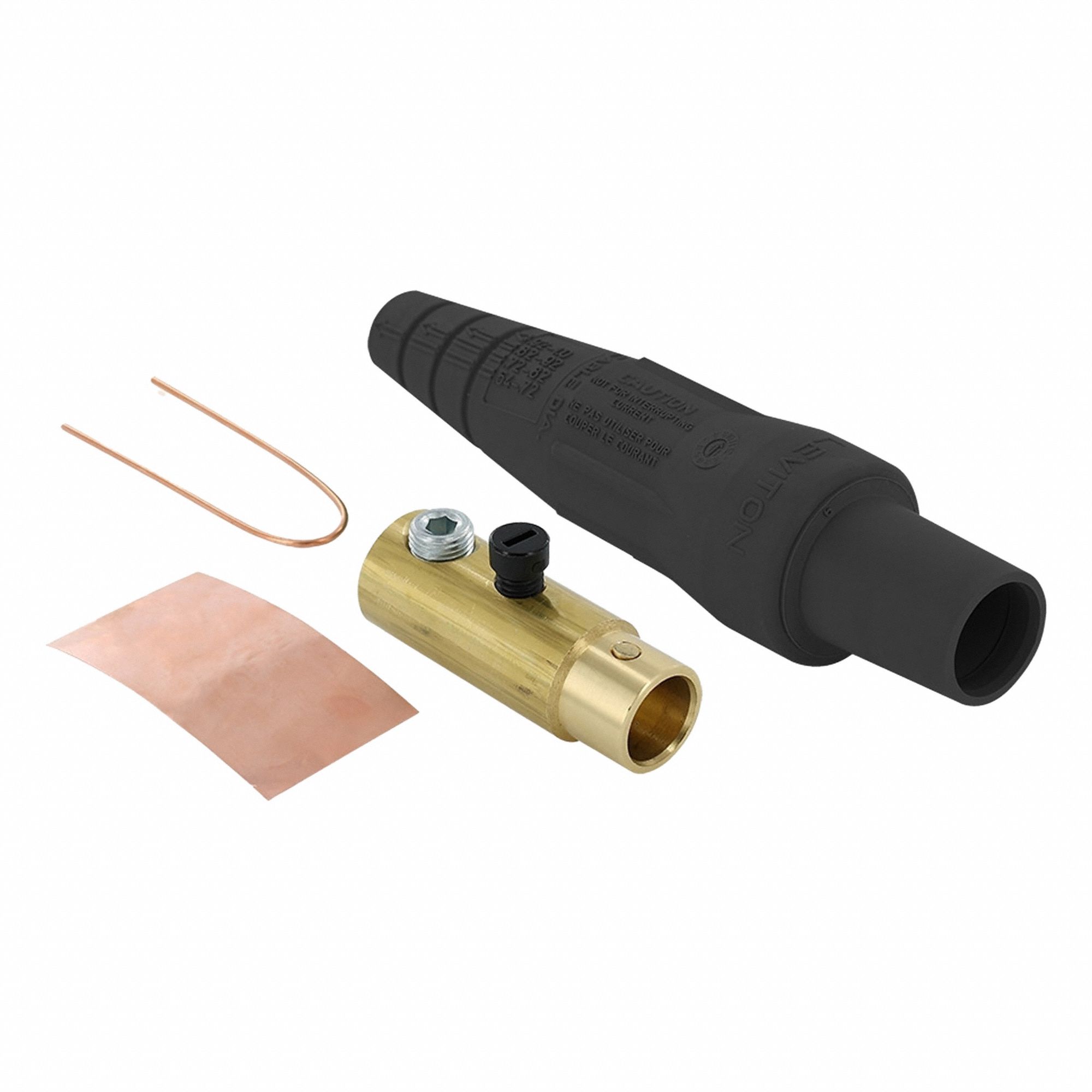 Female Plug: Female Connector, 400 A, Black